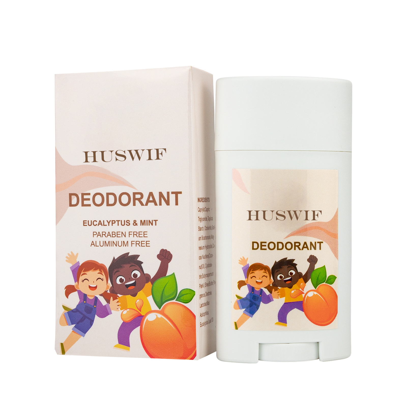 OEM Private Label Natural Ingredients Aluminum-Free Paraben Free Kids Deodorant Stick for Boys and Girls