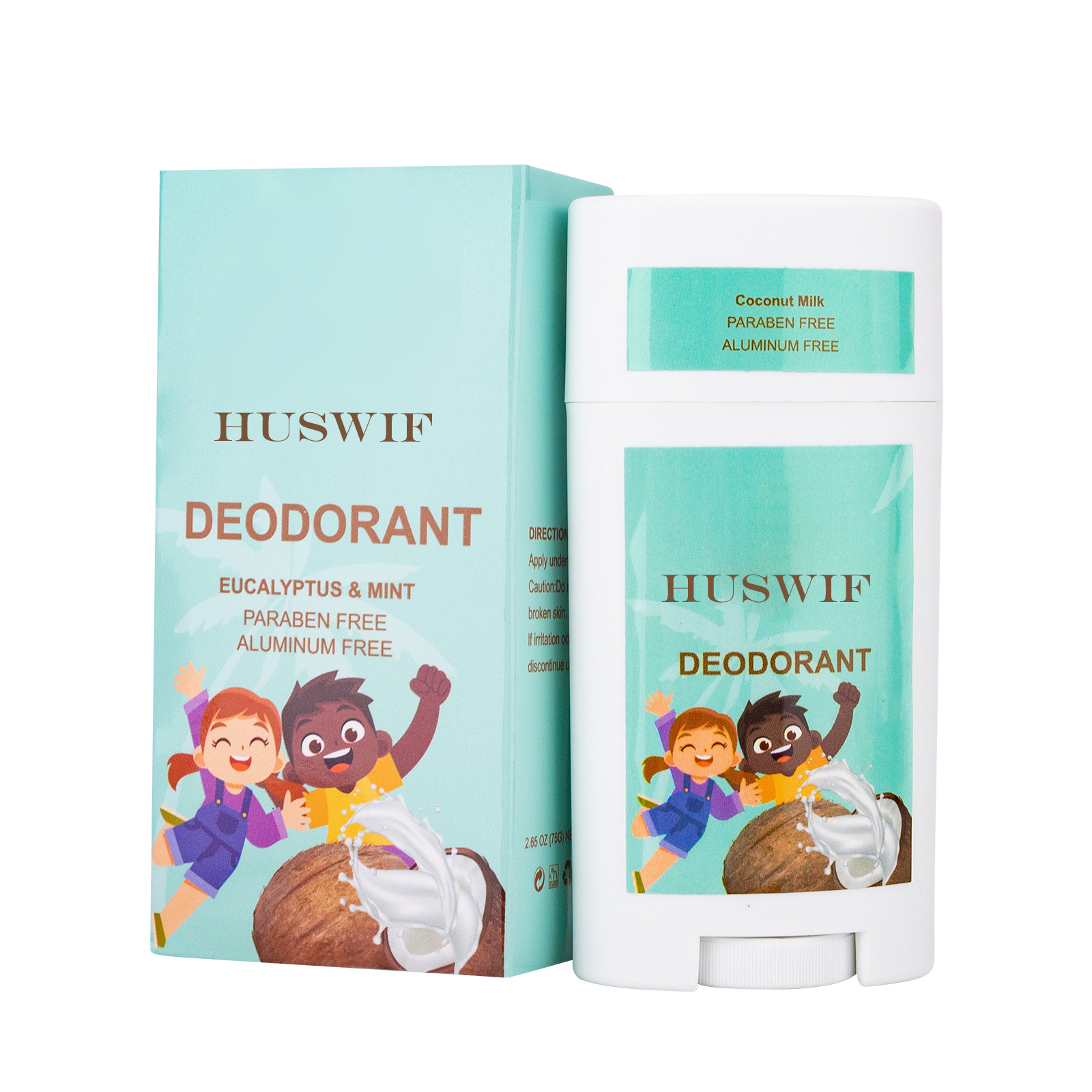 OEM Private Label Natural Ingredients Aluminum-Free Paraben Free Kids Deodorant Stick for Boys and Girls