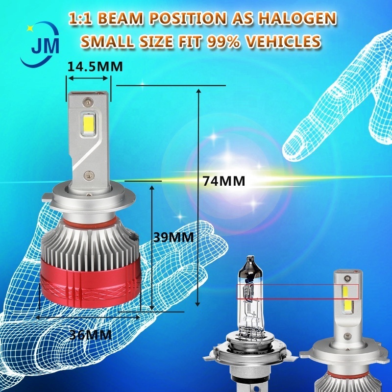 new arrival 11000 Lumen 65W Projector Motorcycle h4 Led Headlight,H1 H7 9005 9006 Auto Car Led Light Bulb H4 Led Headlight