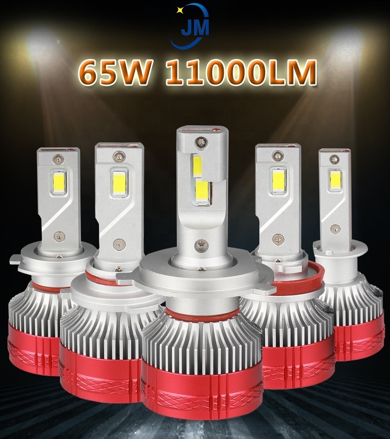 new arrival 11000 Lumen 65W Projector Motorcycle h4 Led Headlight,H1 H7 9005 9006 Auto Car Led Light Bulb H4 Led Headlight