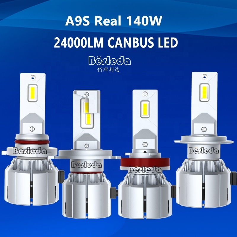 Super Bright 24000 Lumen 140w high bright Light Bulb H4 H7 Led H7 H4 H1 H3 9005 9006 H11 H4 H7 Auto LED Headlights H4