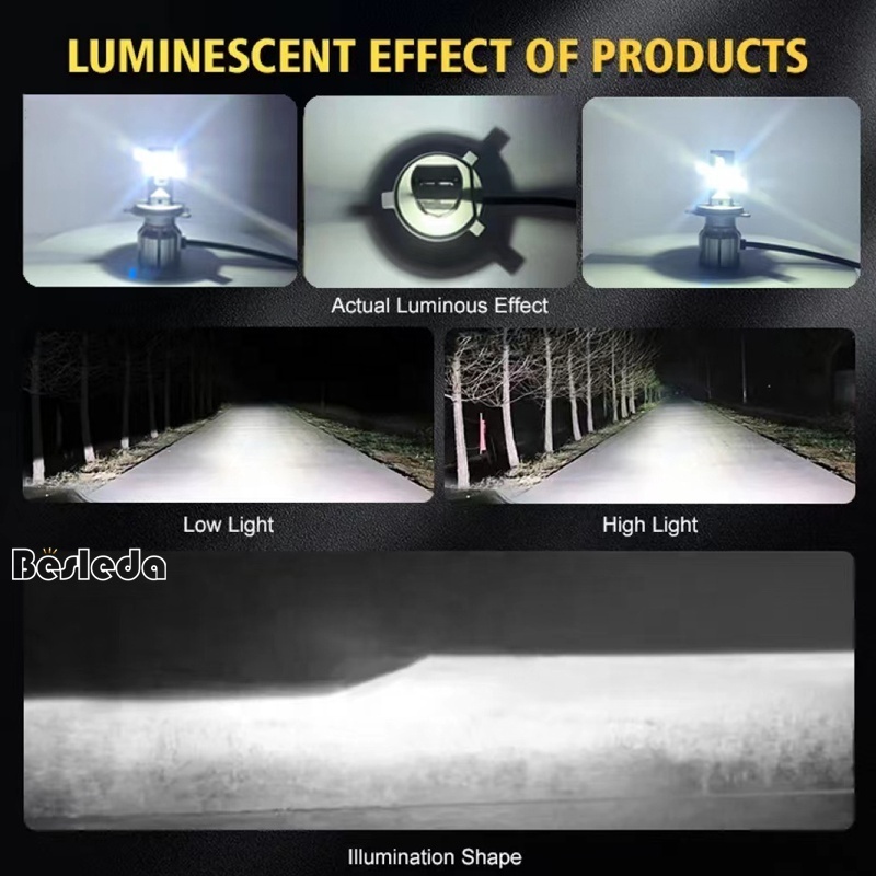 Super Bright 24000 Lumen 140w high bright Light Bulb H4 H7 Led H7 H4 H1 H3 9005 9006 H11 H4 H7 Auto LED Headlights H4