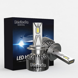 2024 new Led Headlight 120W Motorcycle Car H4 Light Bulb Luz Led Automativo H7 H11 9005 Led Headlight For Car h27 fog lamp