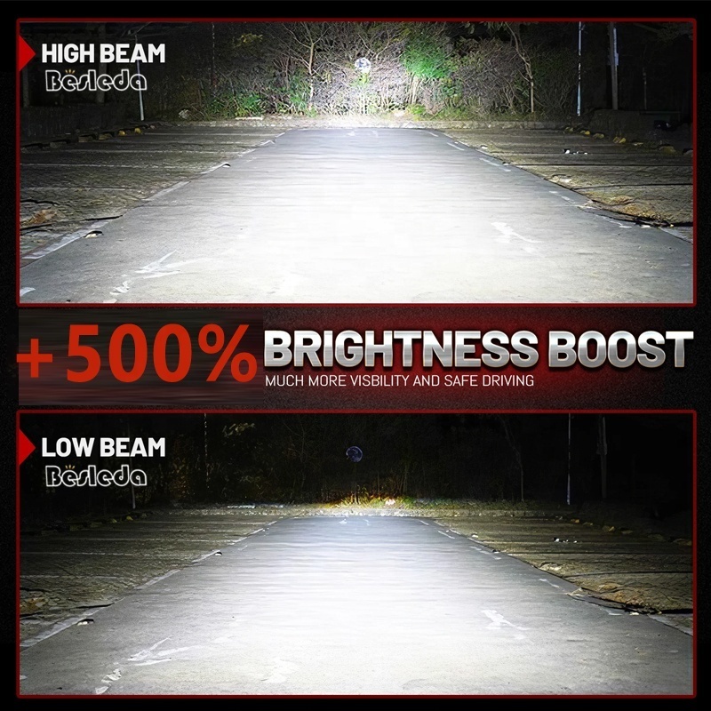 High Performance M10 300W 50000LM LED Headlight Bulbs H4 H7 H11 HB3 HB4  High Power Auto Lighting System