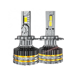 Triple red copper pipes LED headlights 300W H1 H4 H7 H11 HB3 HB4 HIR2 H13 9007 6000k automotive led headlight bulbs