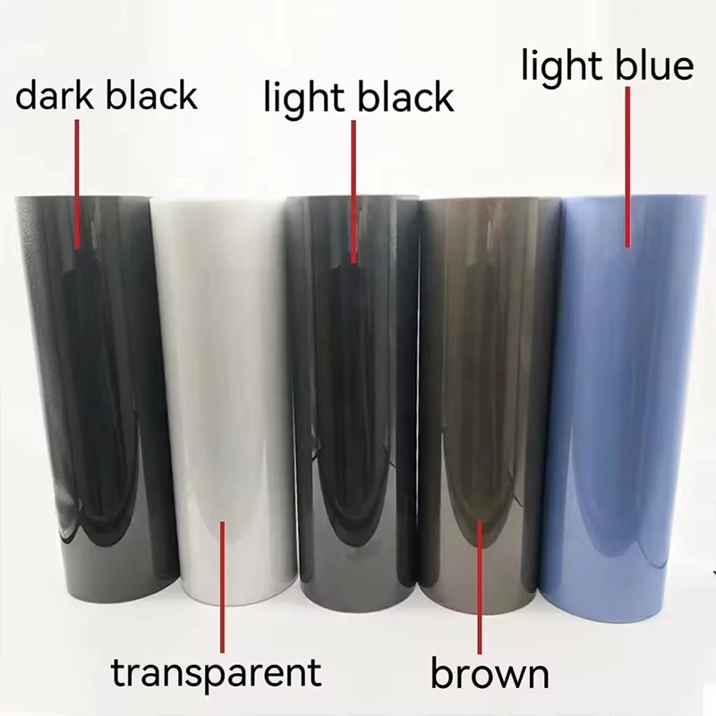 PPF TPU Self Healing Car Headlight Film Car Lamp Anti Scraches Intelligent Color Lamp Film