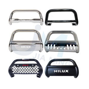 Stainless Steel Hilux Vigo Revo Fj120 Pickup 4x4 Car Front Push Bumper Bull Bar Nudge Bar For Different Models