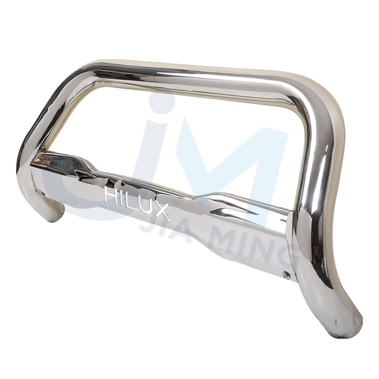 Stainless Steel Hilux Vigo Revo Fj120 Pickup 4x4 Car Front Push Bumper Bull Bar Nudge Bar For Different Models