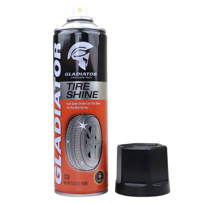 Gladiator tire shine Factory OEM car tire cleaning multi-functional foam cleaner tire brightener GT10 spray car care products