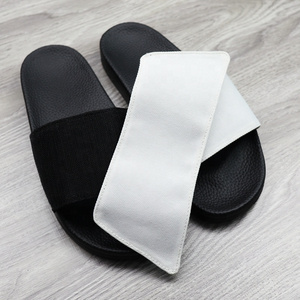 polyester plain sublimation blanks slides with removable straps, sublimation slippers sandals shoes unisex