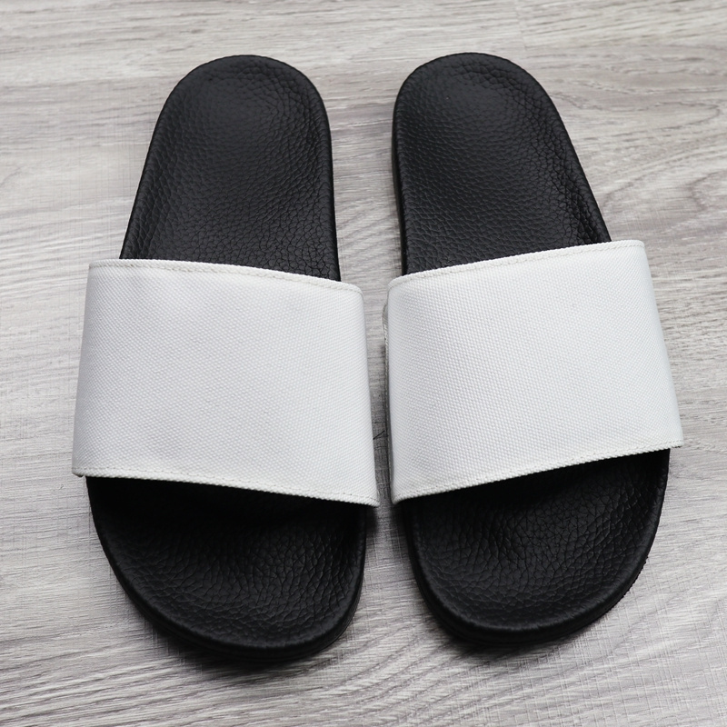 polyester plain sublimation blanks slides with removable straps, sublimation slippers sandals shoes unisex