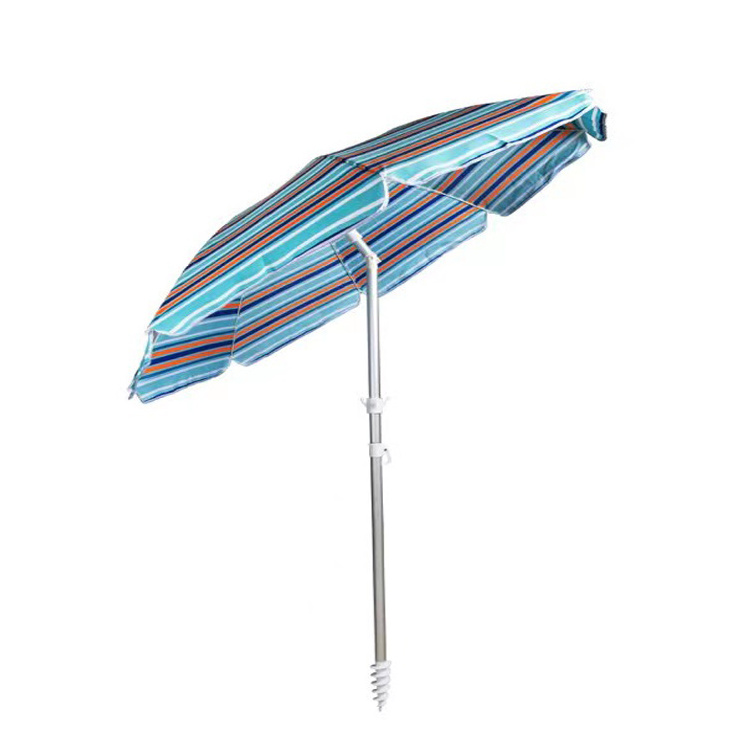 Factory Price Outdoor Parasol Adjustable Beach Umbrella Sun Shade Fishing Party Modern Folding Umbrella Manual Open Small