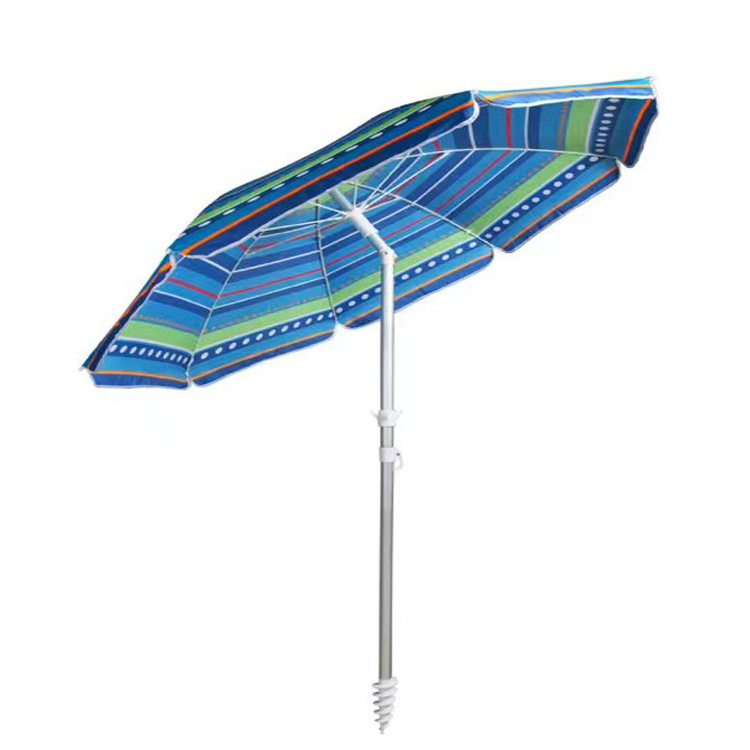 Factory Price Outdoor Parasol Adjustable Beach Umbrella Sun Shade Fishing Party Modern Folding Umbrella Manual Open Small