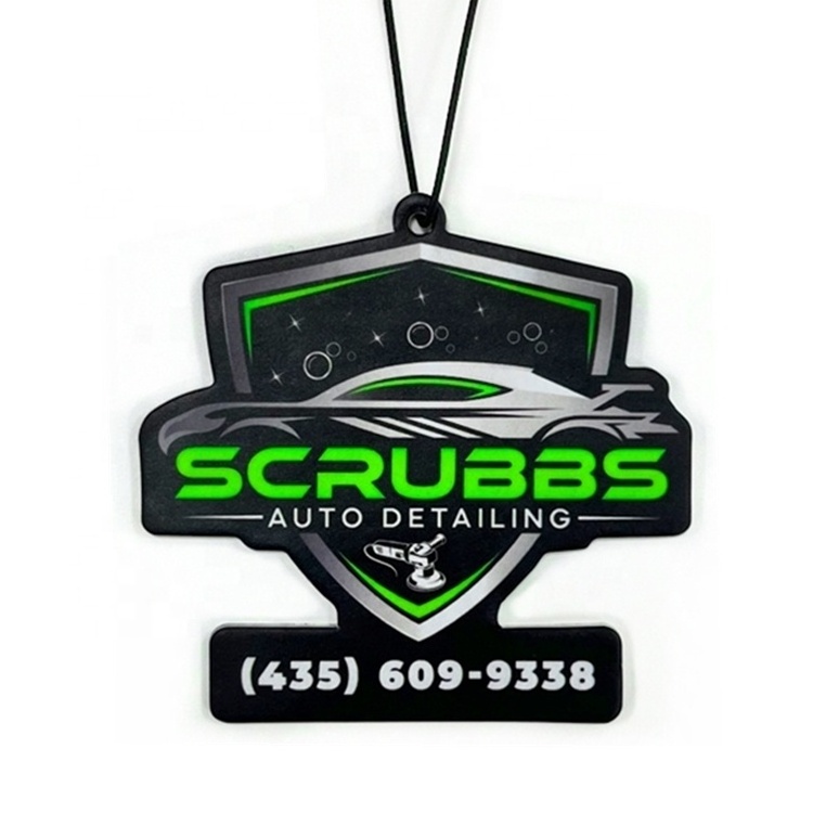 Durable scents wholesale custom air car freshener