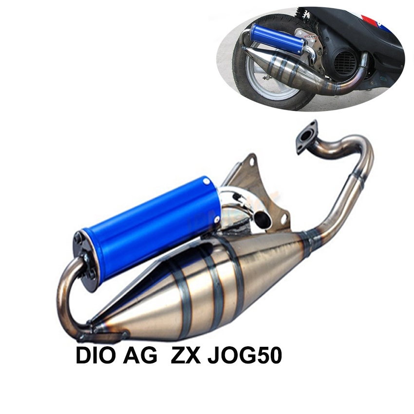 JPmotor Universal Motorcycle System Jog50 Motorcycle Exhaust Pipe For 50CC