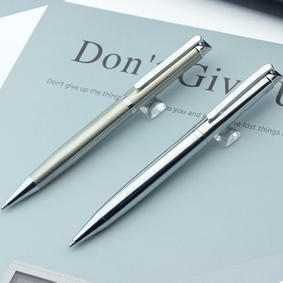 Stainless Steel Signature Pen Classy Ballpoint Pen Office Stationery Executive Pen