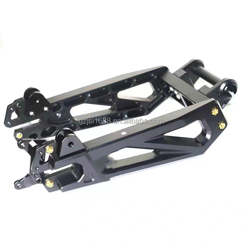 High quality bicycle/electric motorcycle CNC rocker arm fork 7075 aluminum alloy rear flat fork