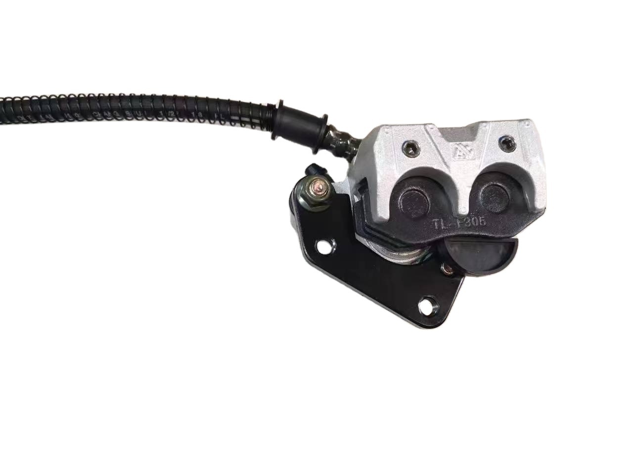 Motorcycle engine brake pad and front disc hydraulic up and down pump brake assembly caliper master cylinder for dirt pit CG150