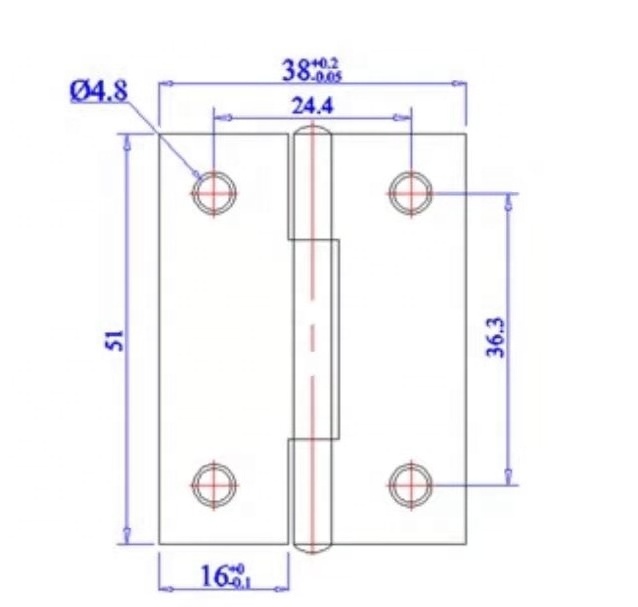 1-2 inches  Stainless Steel Small Cabinet Hinge