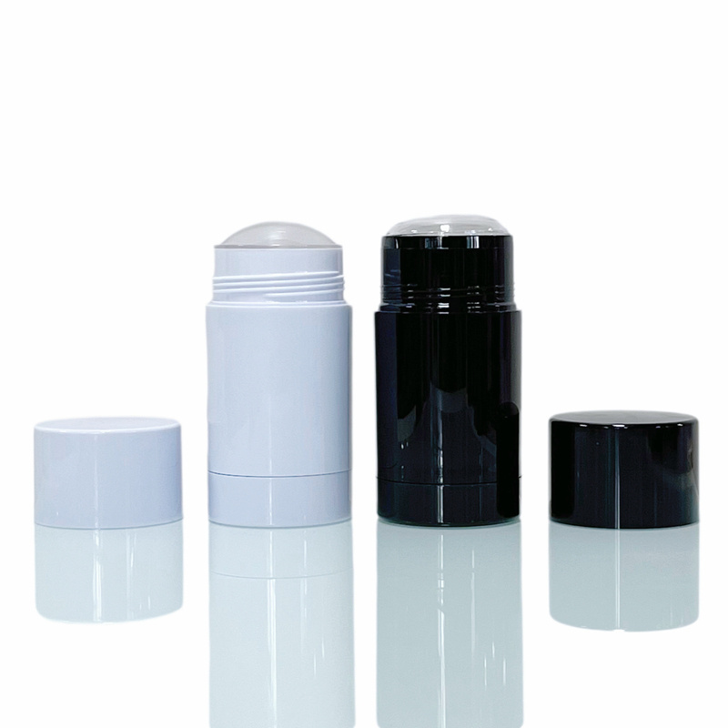 Eco friendly twist up tube for solid stick/Empty Round fragrance container push up deodorant containers deo stick 15g