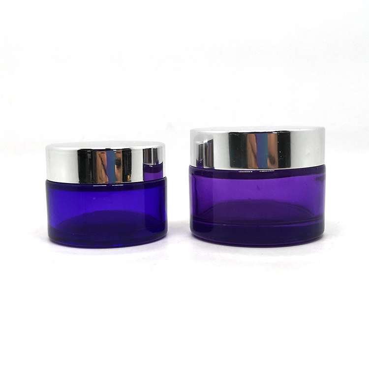 15g 30g 50g 60g 100g skin care packaging pink white blue green orange face cream apothecary cosmetic glass jar with cap