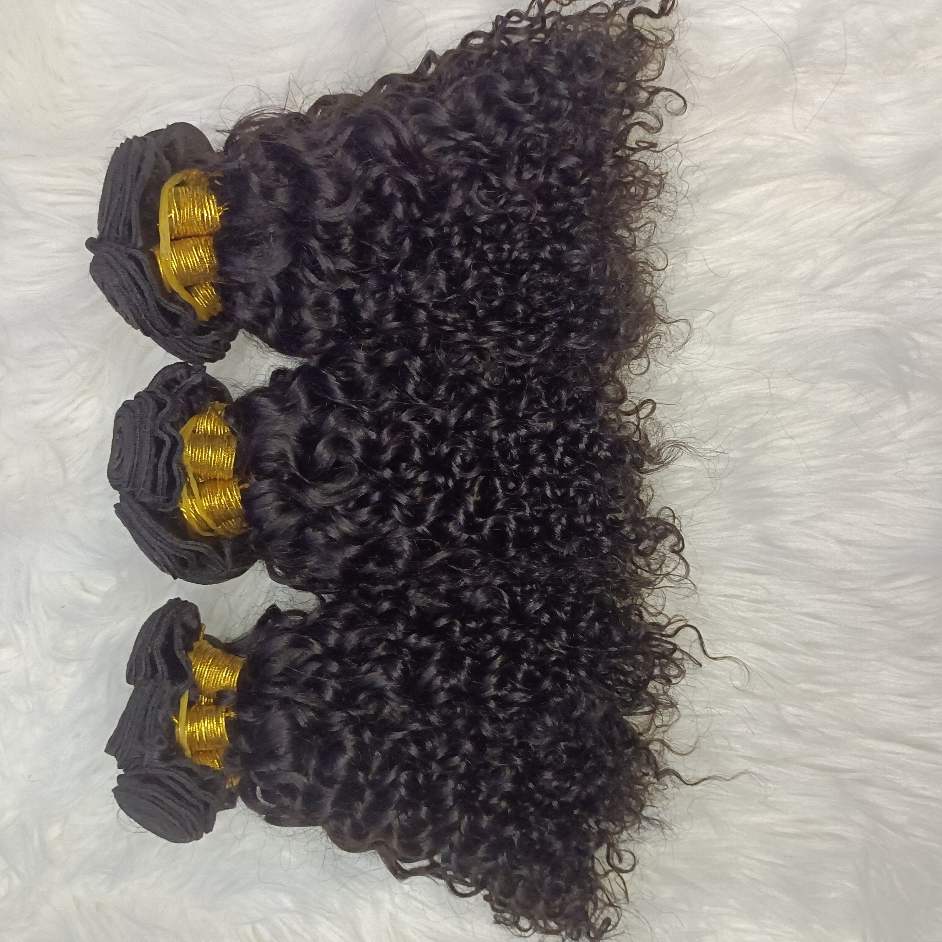 12 inch water wave Virgin Hair Wholesale Human Hair Bundle  100%  Raw Brazilian hair bundles