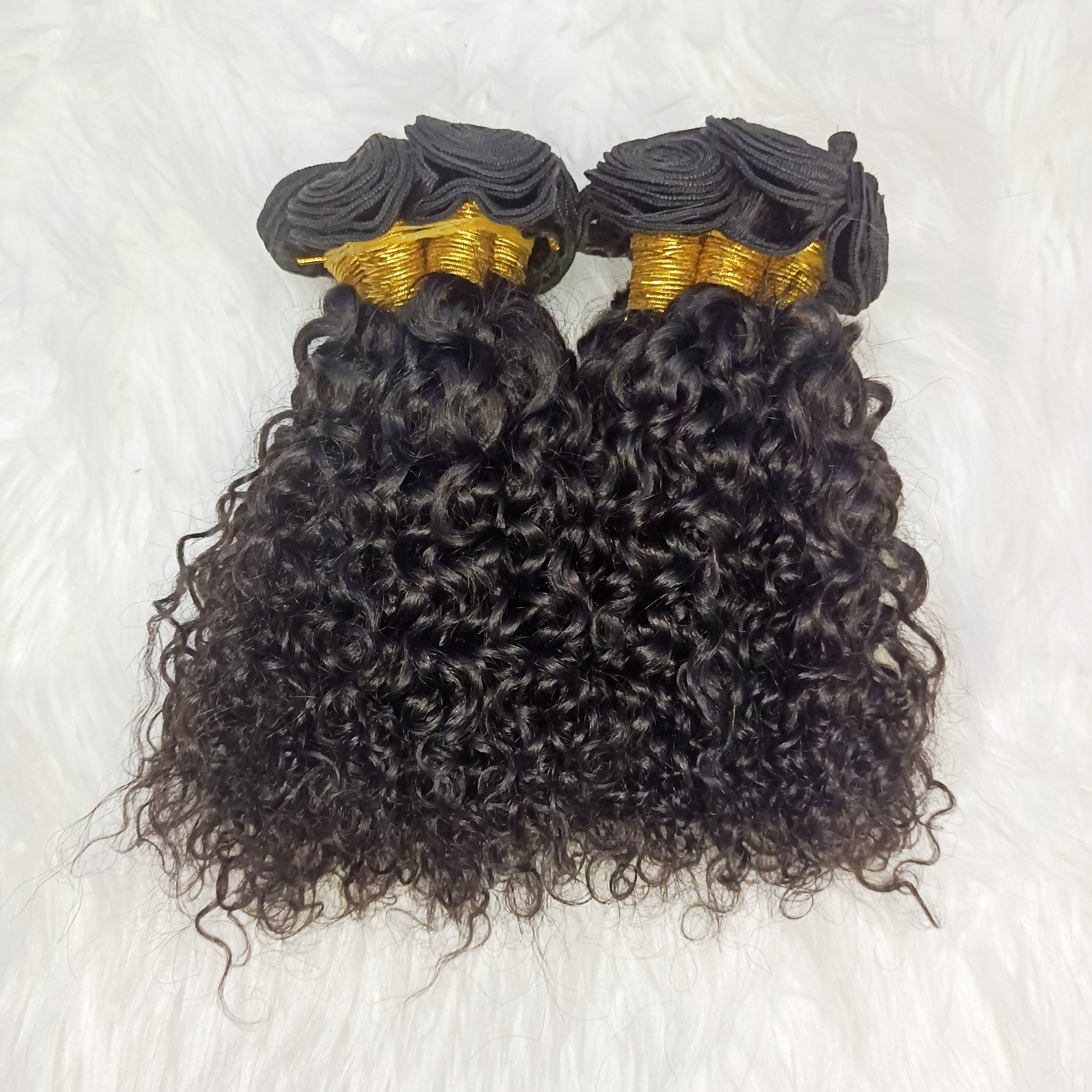 12 inch water wave Virgin Hair Wholesale Human Hair Bundle  100%  Raw Brazilian hair bundles