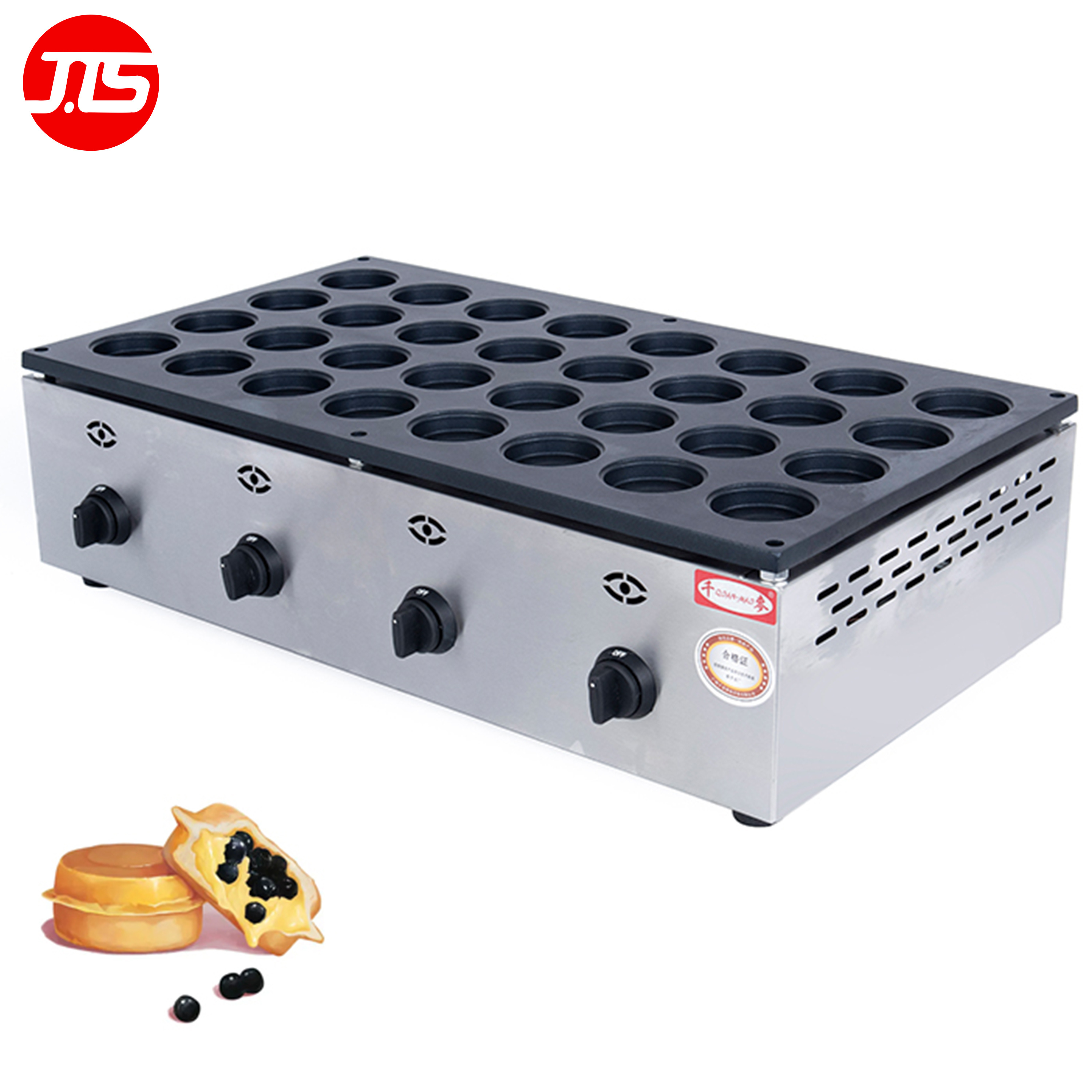 JTS Factory Price Professional Electric/Gas Takoyaki Maker 28-84 Holes Waffle Stick Making Automatic Takoyaki Machine