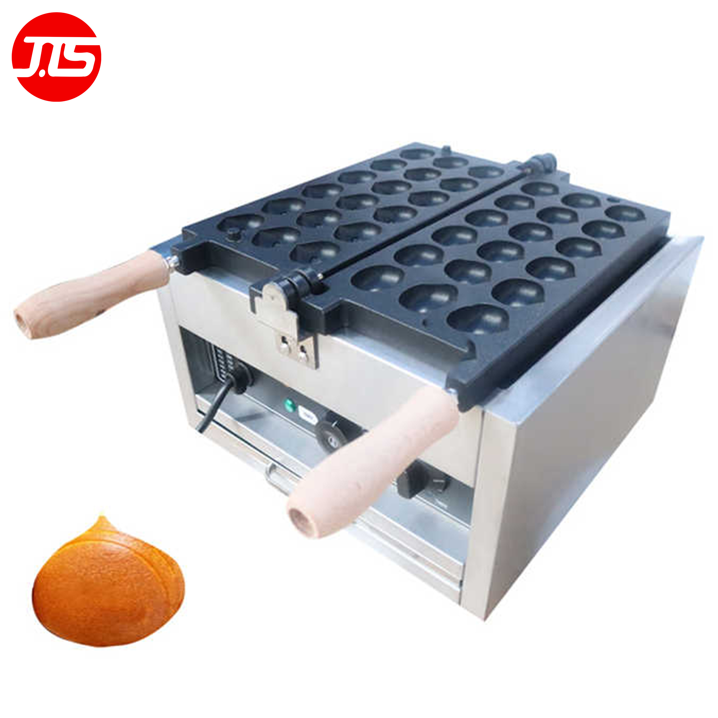 JTS OEM Non Stick Commercial Electric Baking Snack Machine Rotary Custom Mini Belgian Cake Chestnuts Waffle Maker