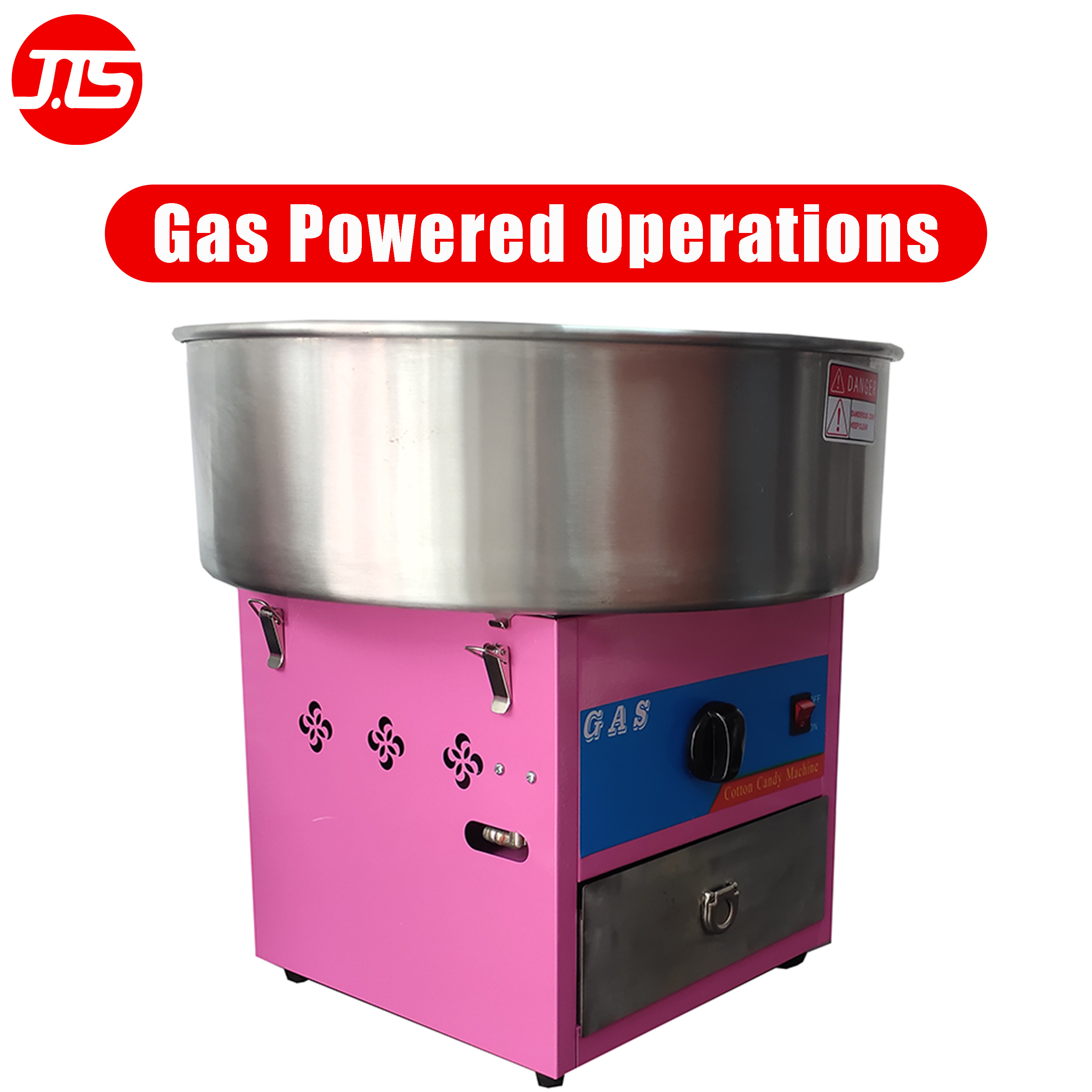 JTS Commercial Sweet Cotton Candy Maker Electric Production High Speed Full Automatic Small Marshmallow Machine