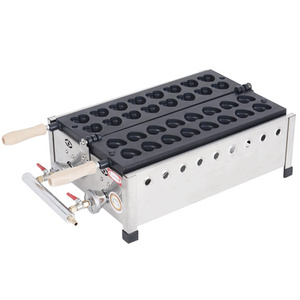 JTS Stainless Steel Commercial Industrial High Efficiency Catering Stick Snack Machine Custom Mini Gas Heart Shape Waffle Maker