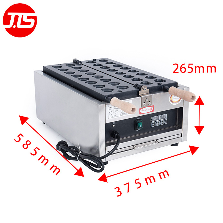 JTS Design 2024 Customized Stainless Steel Non-Stick Waffle Machine Electric Mini Heart Shaepd Waffle Maker Machine