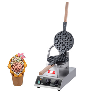 JTS Manufacture Snack Equipment Commercial Belgian Waffle Rotary Machine Egg Bubble Waffle Maker Timer Thermostat