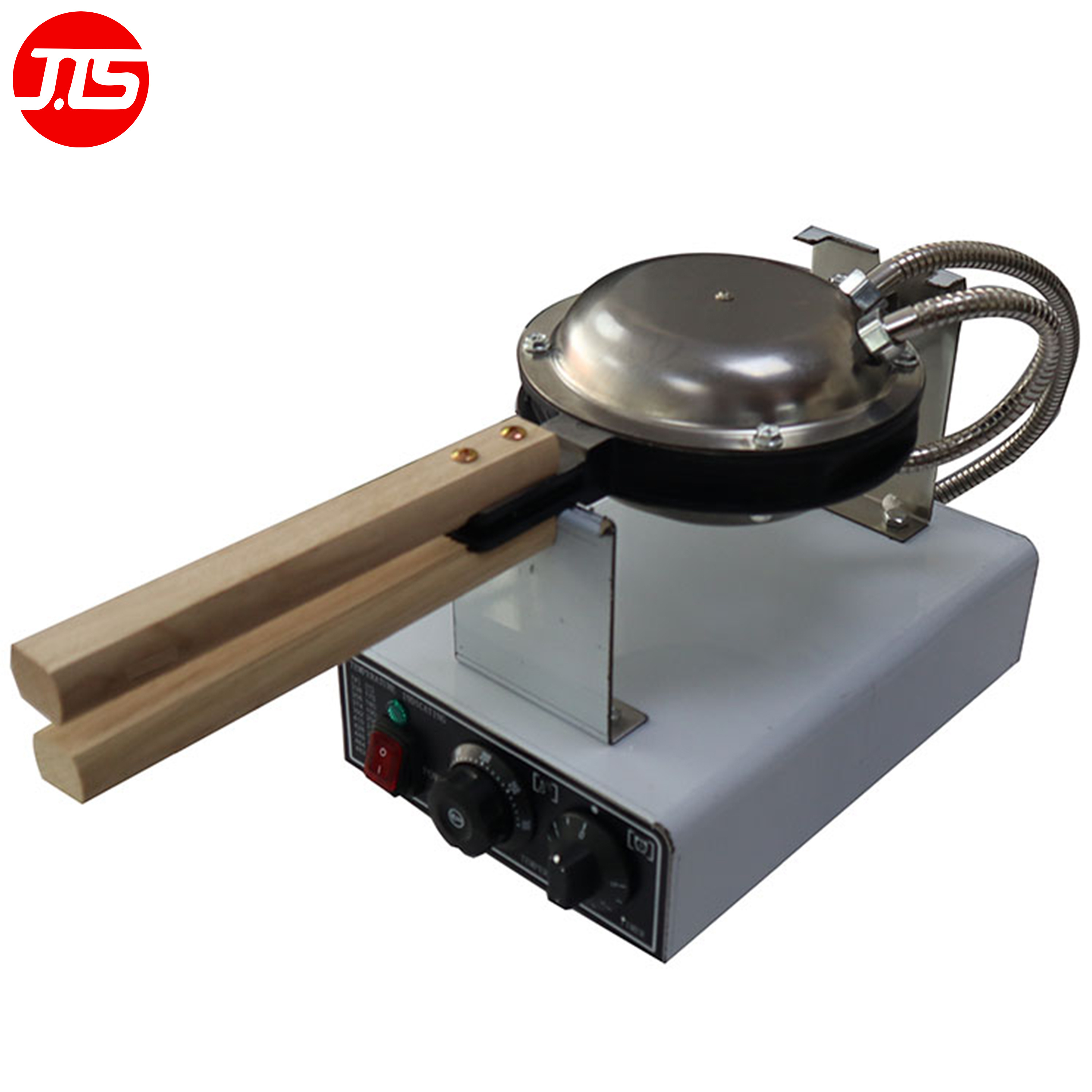 JTS Manufacture Snack Equipment Stainless Non Stick Commercial Belgian Waffle Rotary Machine Egg Bubble Waffle Maker