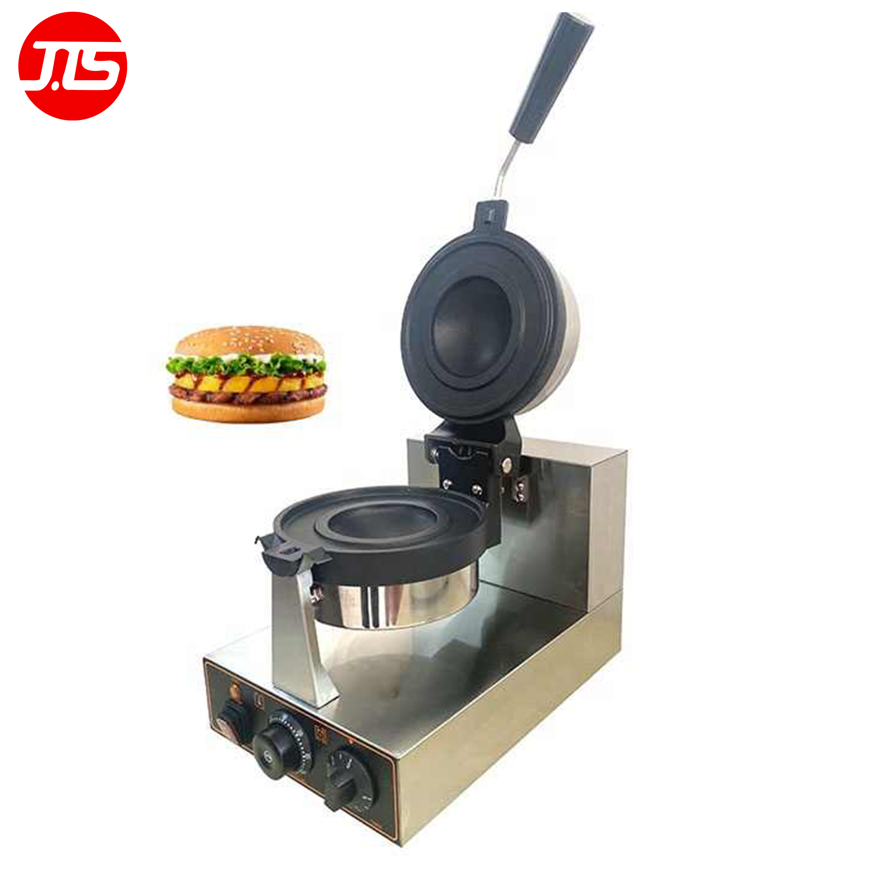 JTS OEM Snack Equipment Version Optional Ice Cream Panini Custom Sandwich Press Maker Burger Machine Clad