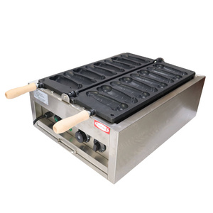 JTS  Commercial Snack Machine Electric Non-Stick Dick Waffle Baker 8 Pcs Taiwan Penis Shape Waffle Maker Machine Supplier