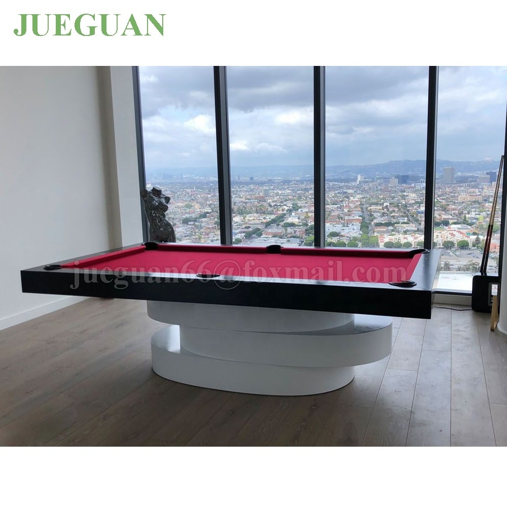 Jueguan Luxury Pool Table High Quality Contemporary 9ft Billiard Modern 9 Ball 8 Ball Unisex Custom Slate Cotton Includes Cue