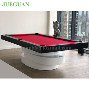 Jueguan Luxury Pool Table High Quality Contemporary 9ft Billiard Modern 9 Ball 8 Ball Unisex Custom Slate Cotton Includes Cue