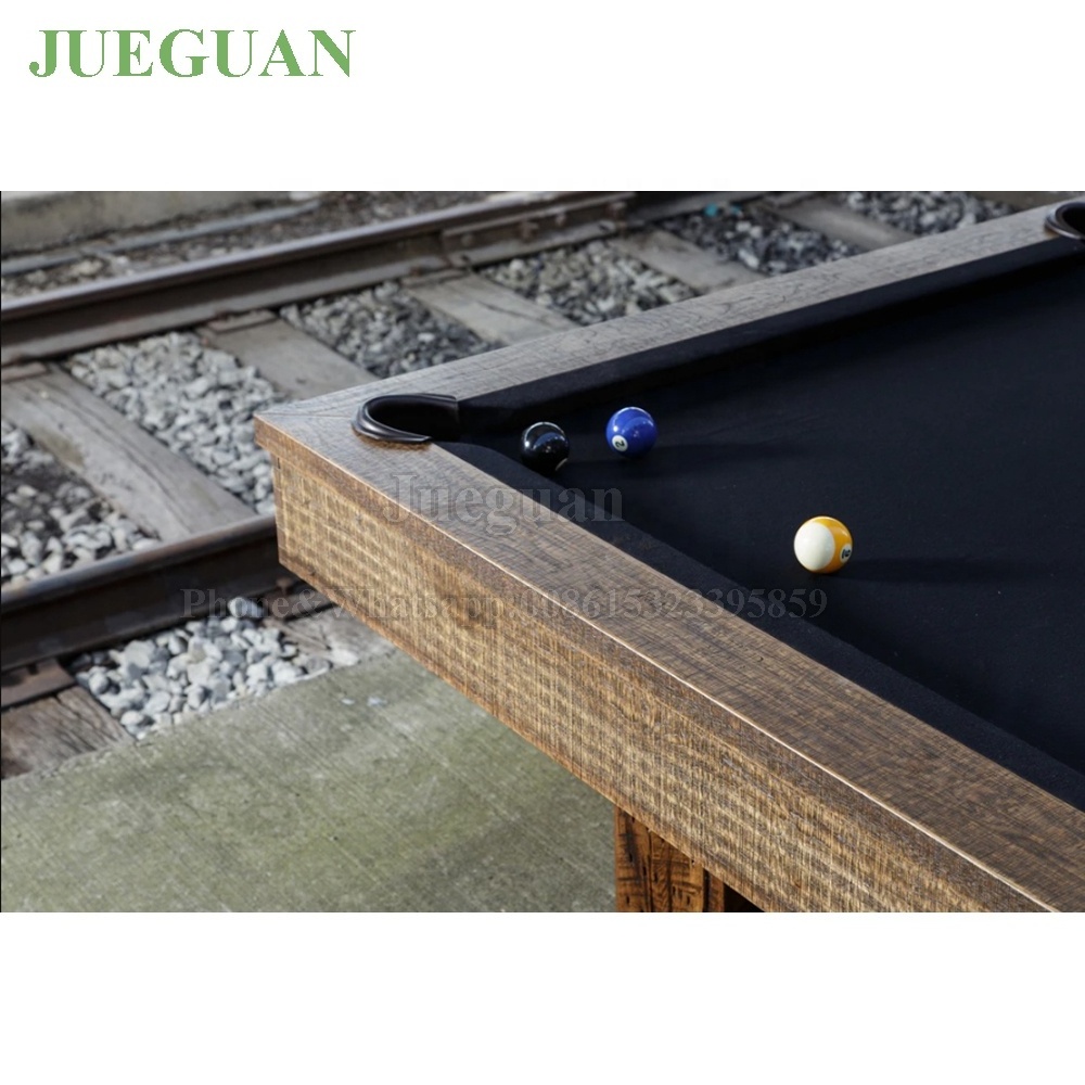 Classic 3 piece 8 ball slate billiard pool table for sale