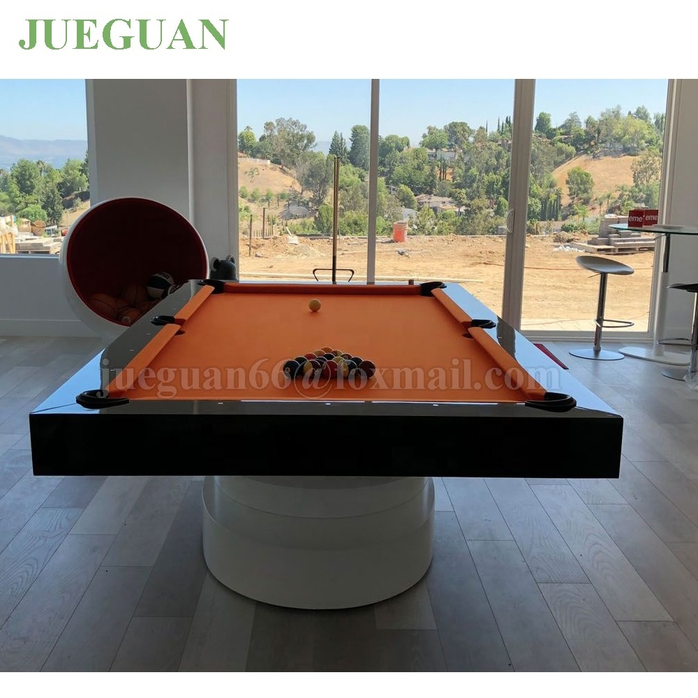 Jueguan Luxury Pool Table High Quality Contemporary 9ft Billiard Modern 9 Ball 8 Ball Unisex Custom Slate Cotton Includes Cue