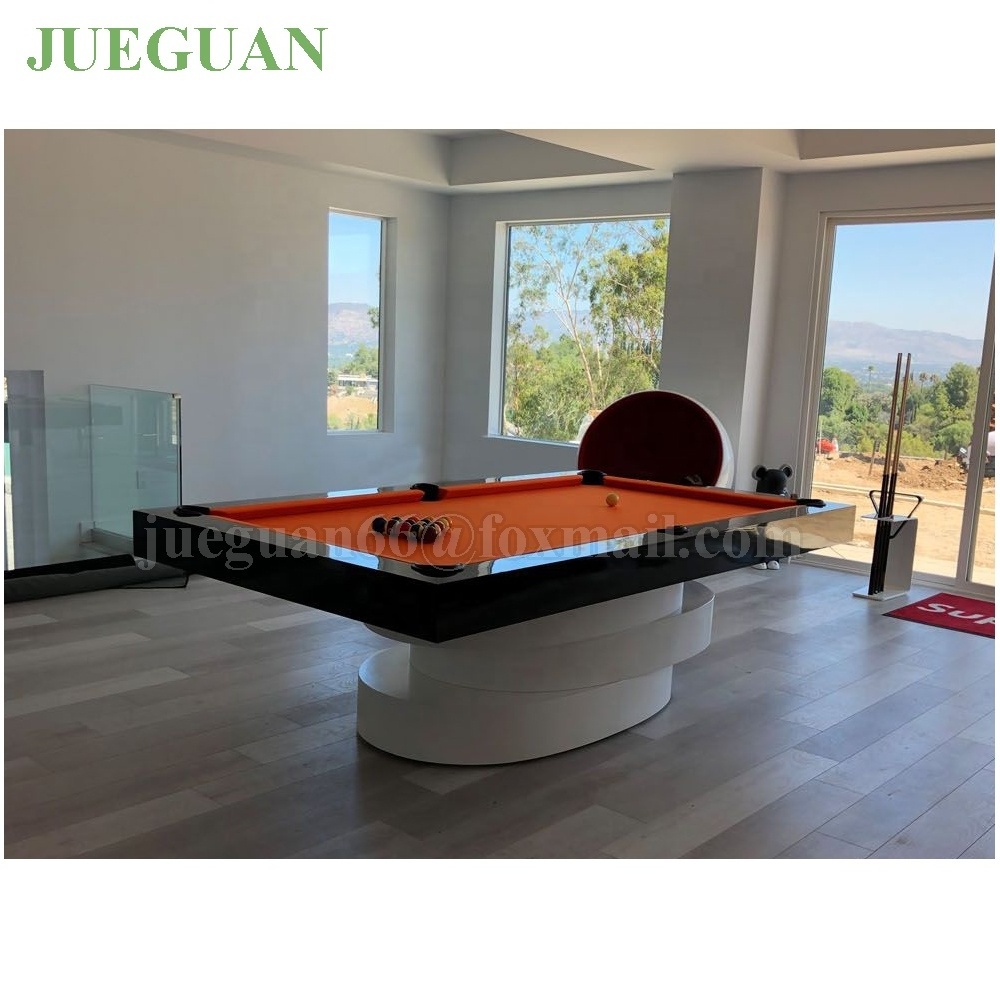 Jueguan Luxury Pool Table High Quality Contemporary 9ft Billiard Modern 9 Ball 8 Ball Unisex Custom Slate Cotton Includes Cue