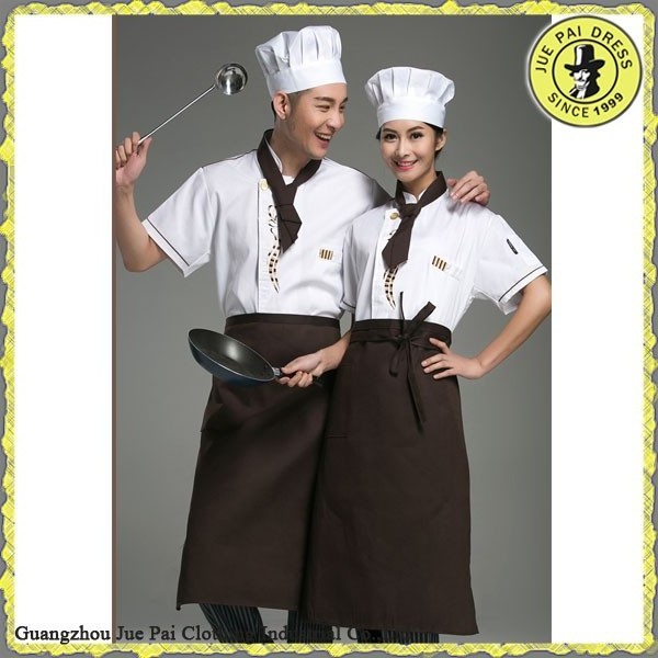 Modern Unisex Indian Restaurant Kitchen Uniforms For Chef