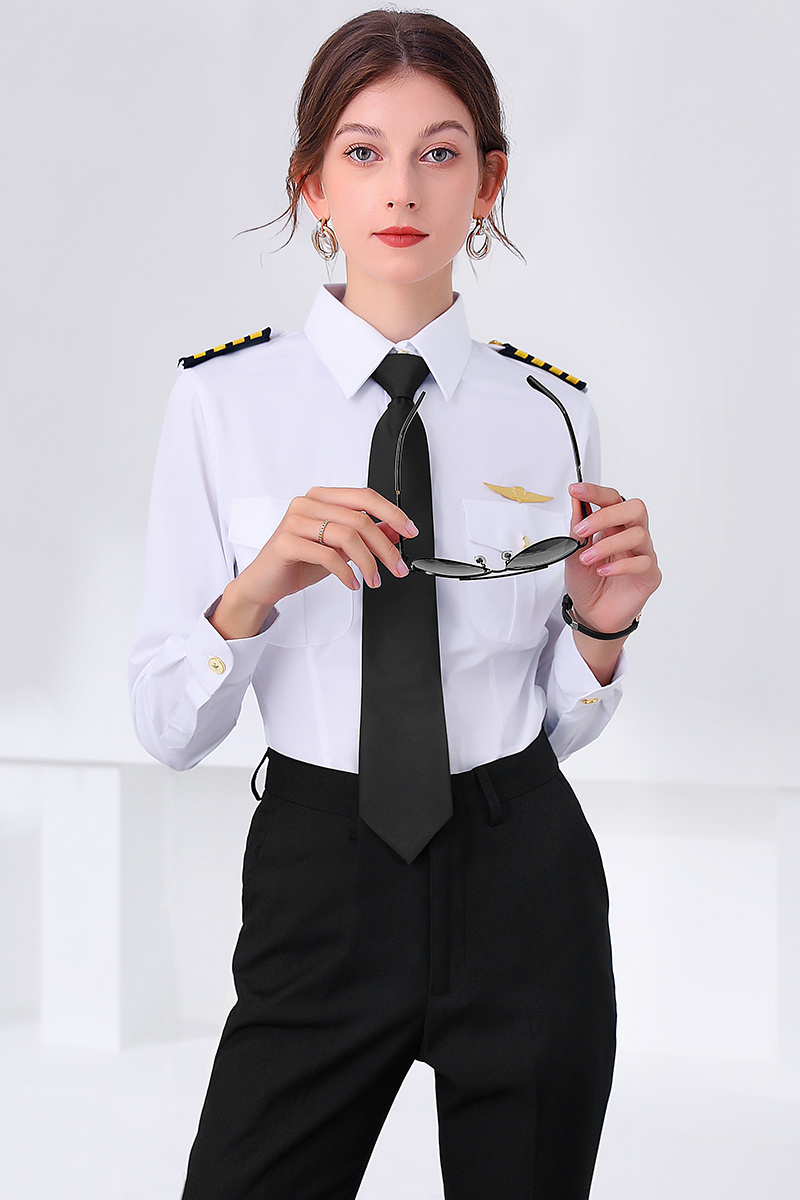 New women's security uniforms formal short sleeve shirt set guard uniform