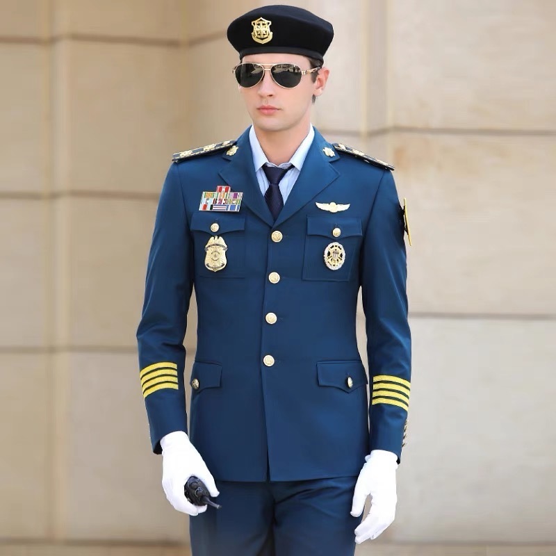 New Style Security Workwear Men's Suit Uniform Concierge Fall Uniform Set  Airline Uniforms For Men