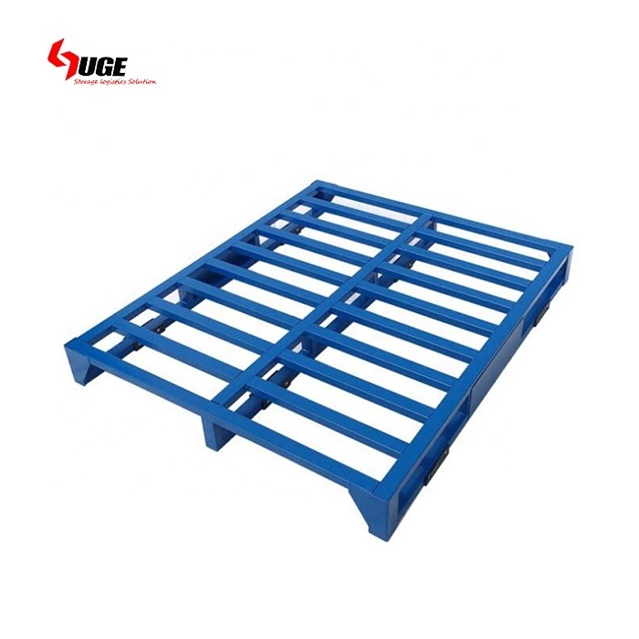 Corronsion Protection Steel Pallet Heavy Duty Metal Pallet Warehouse Storage Iron Tray Racks for Industrials