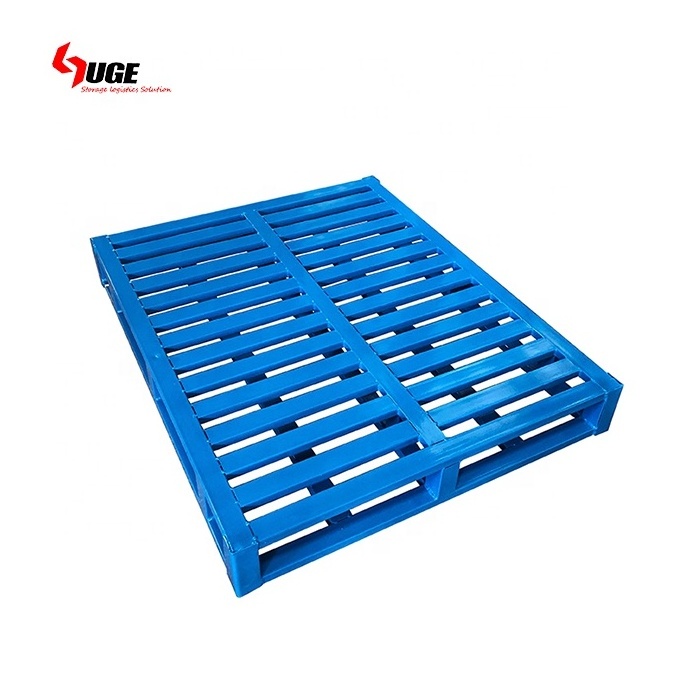 Corronsion Protection Steel Pallet Heavy Duty Metal Pallet Warehouse Storage Iron Tray Racks for Industrials