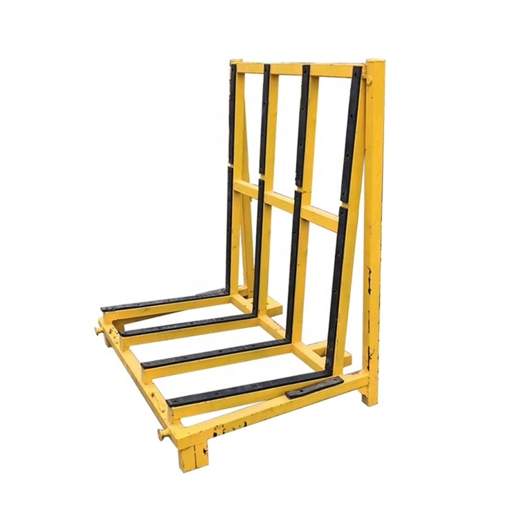 Powder coating heavy duty stacking pallet shelve glass transport rack for sale