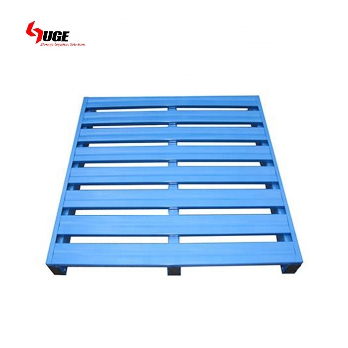 Corronsion Protection Steel Pallet Heavy Duty Metal Pallet Warehouse Storage Iron Tray Racks for Industrials