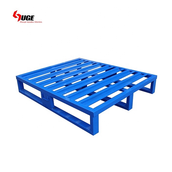 Corronsion Protection Steel Pallet Heavy Duty Metal Pallet Warehouse Storage Iron Tray Racks for Industrials