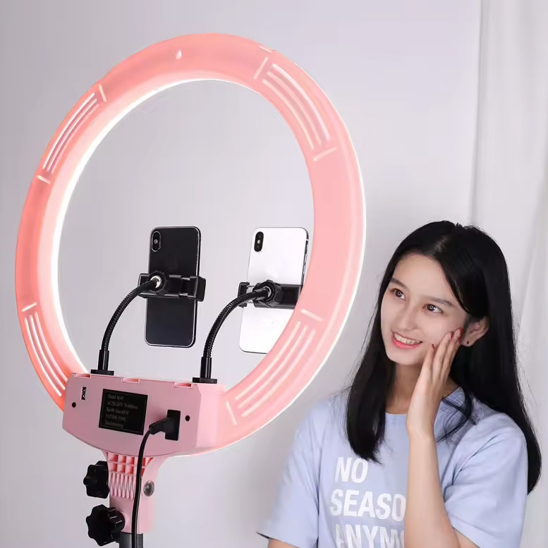 Desktop Dimmable LED Ring Light With Tripod Stand For Makeup tik tok Live ringlights with tripod stand for mobile phone